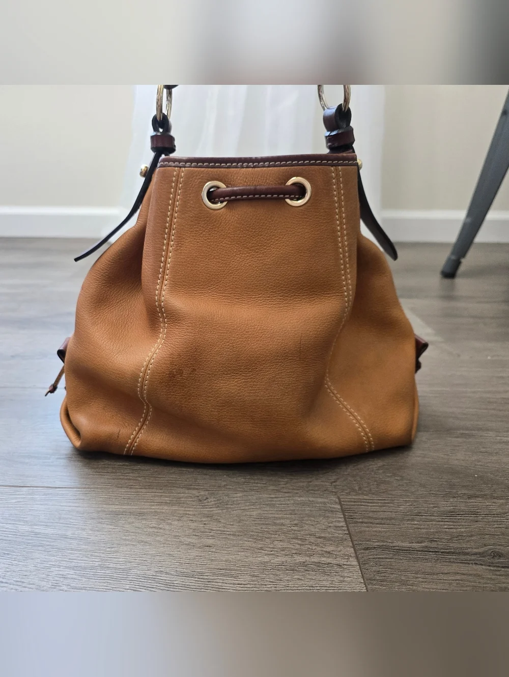Dooney & Bourke Florentine Hattie Leather Drawstring Bag